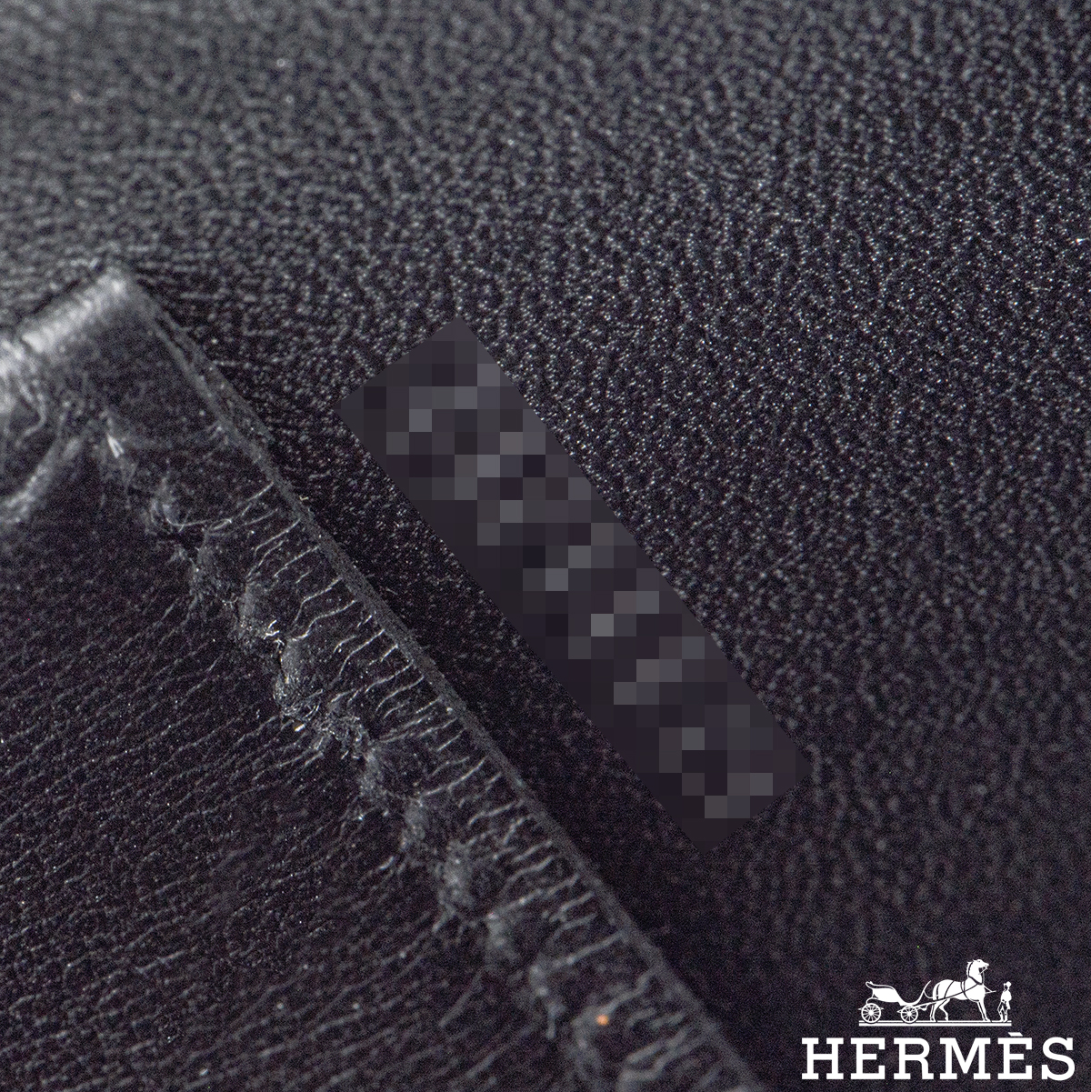 Hermes Kelly Cut Black Veau Swift RGHW